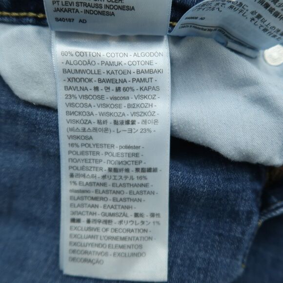 Levi's Jeans Women's Size 10M Blue Mid-Rise Classic Straight Denim 28.5" Inseam - Picture 12 of 16